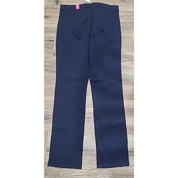 The Childrens Place Girls Stretch Slim Fit Navy Pants Size 16 -Set of 2 NWOT - Picture 4 of 4